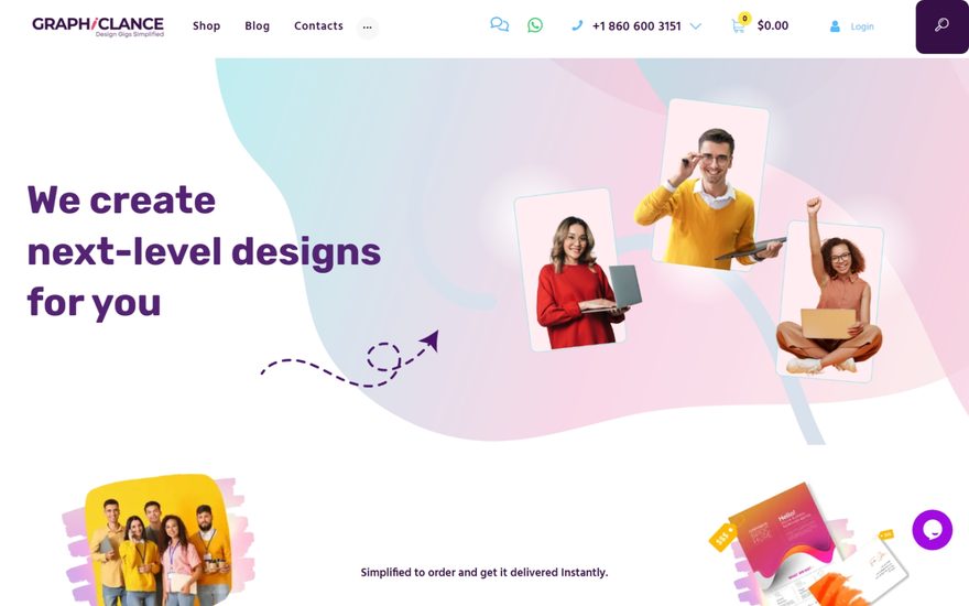 The Graphiclance home page